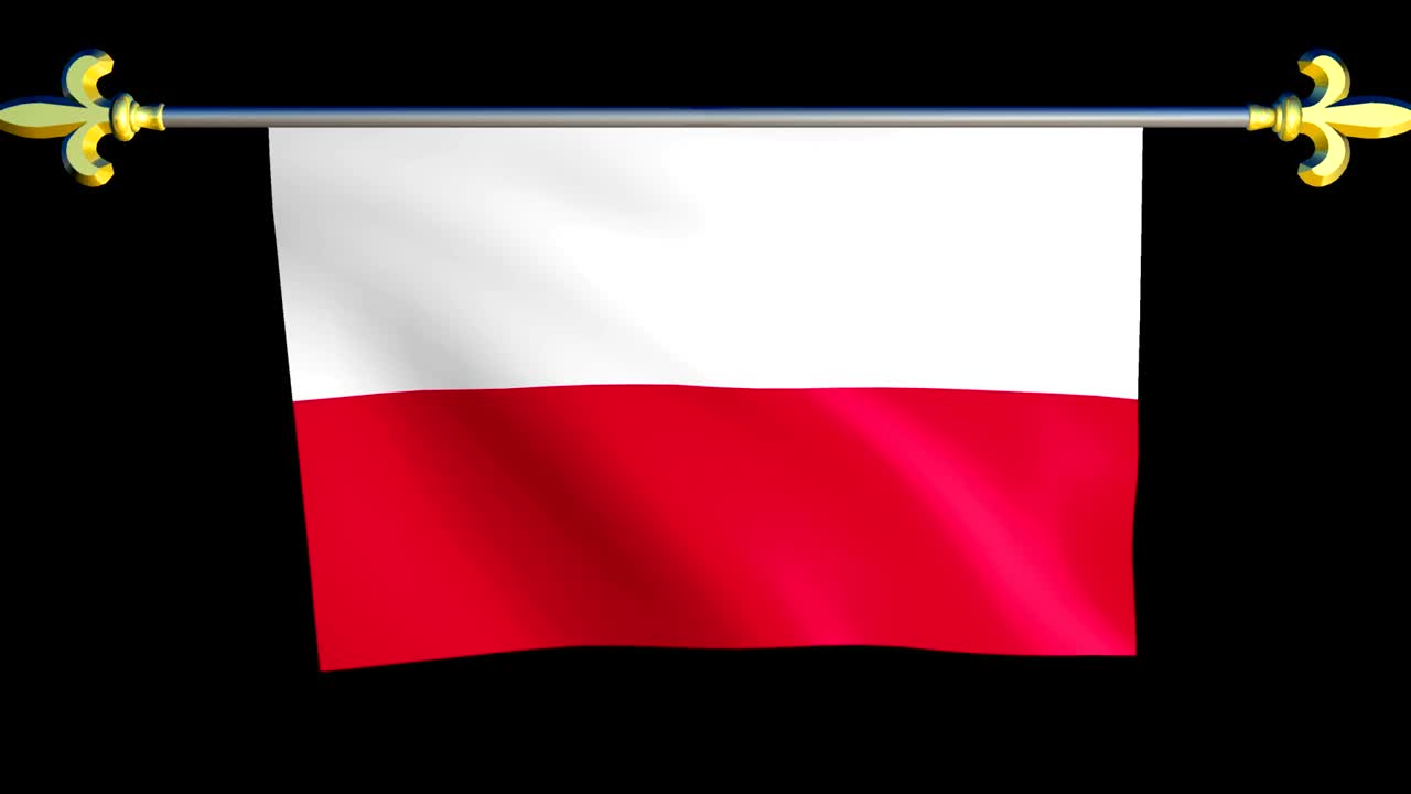 폴란드의 큰 루핑 애니메이션 발