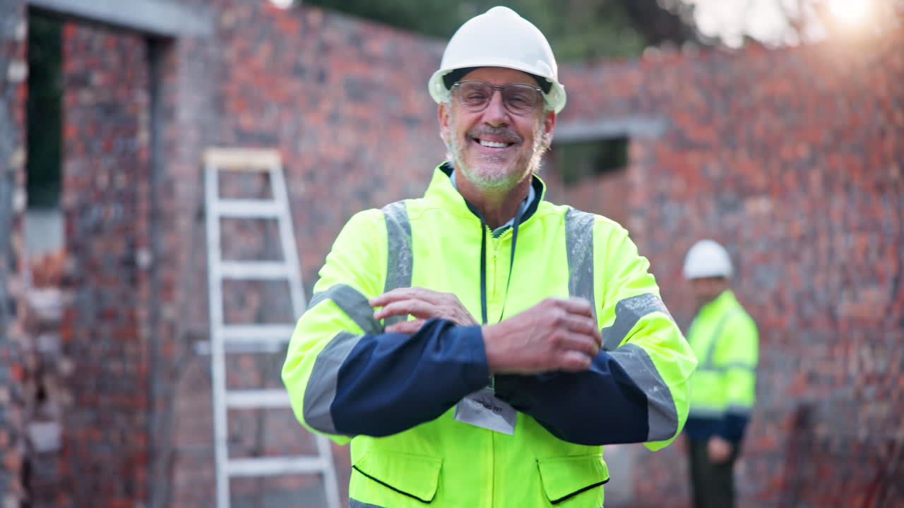 trabajadores de la construcción en el sitio