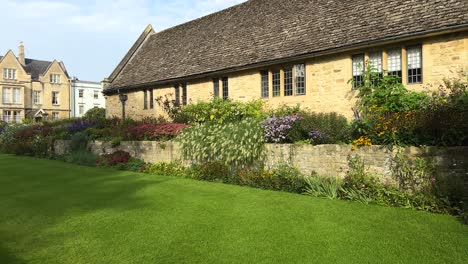 war memorial gardens outside christ church in oxford, england