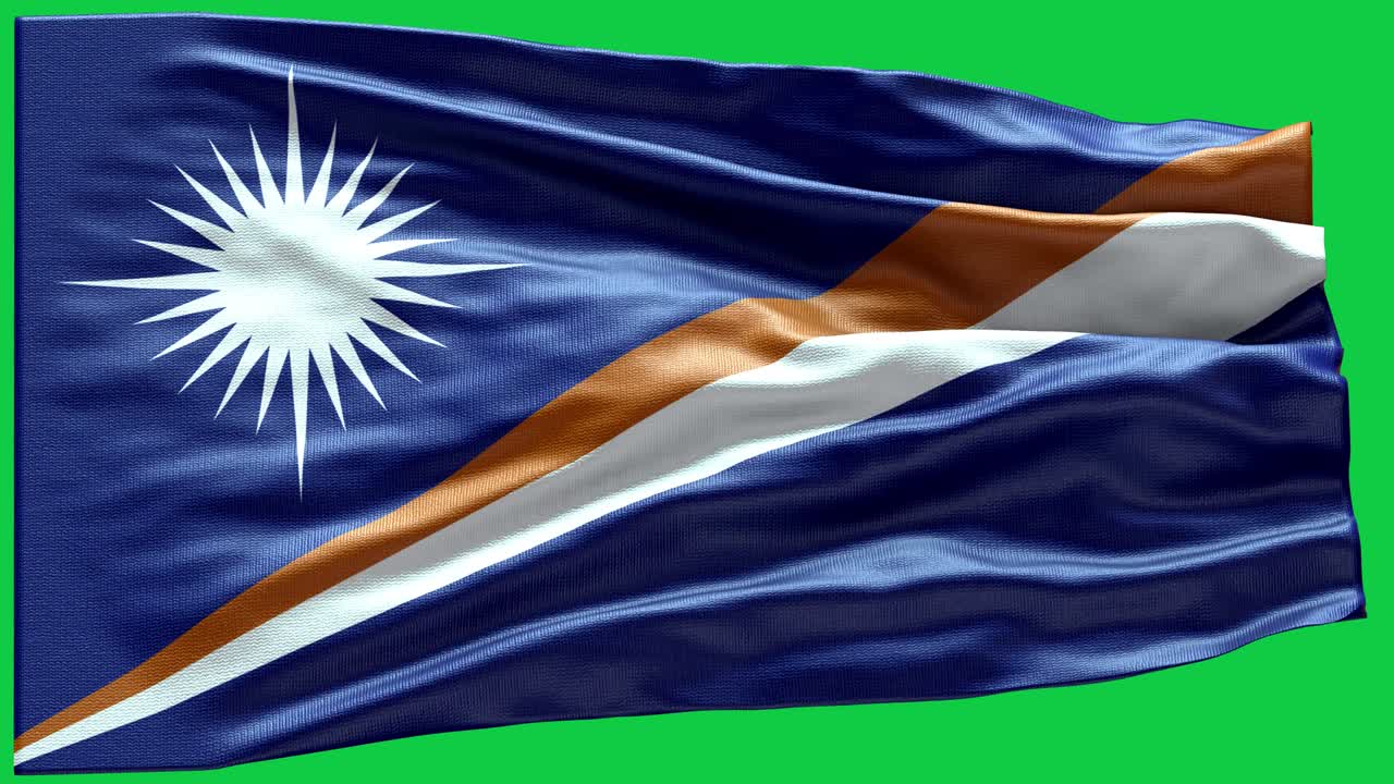 4k 매우 상세한 마셜 아일랜드의 발 - 마셜 아일랜드 발 높은 상세 - 국가 발 마셜 아일랜드 파동 패턴 루프 가능한 요소