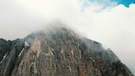 misty mountain peak