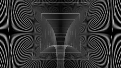 Pipe,Long dark Tunnel with futuristic light.3D rendering
