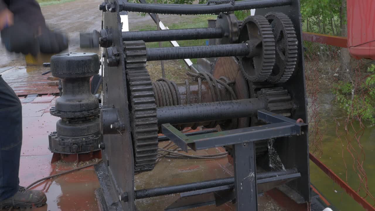 사람과 함께 은 산업 윈치