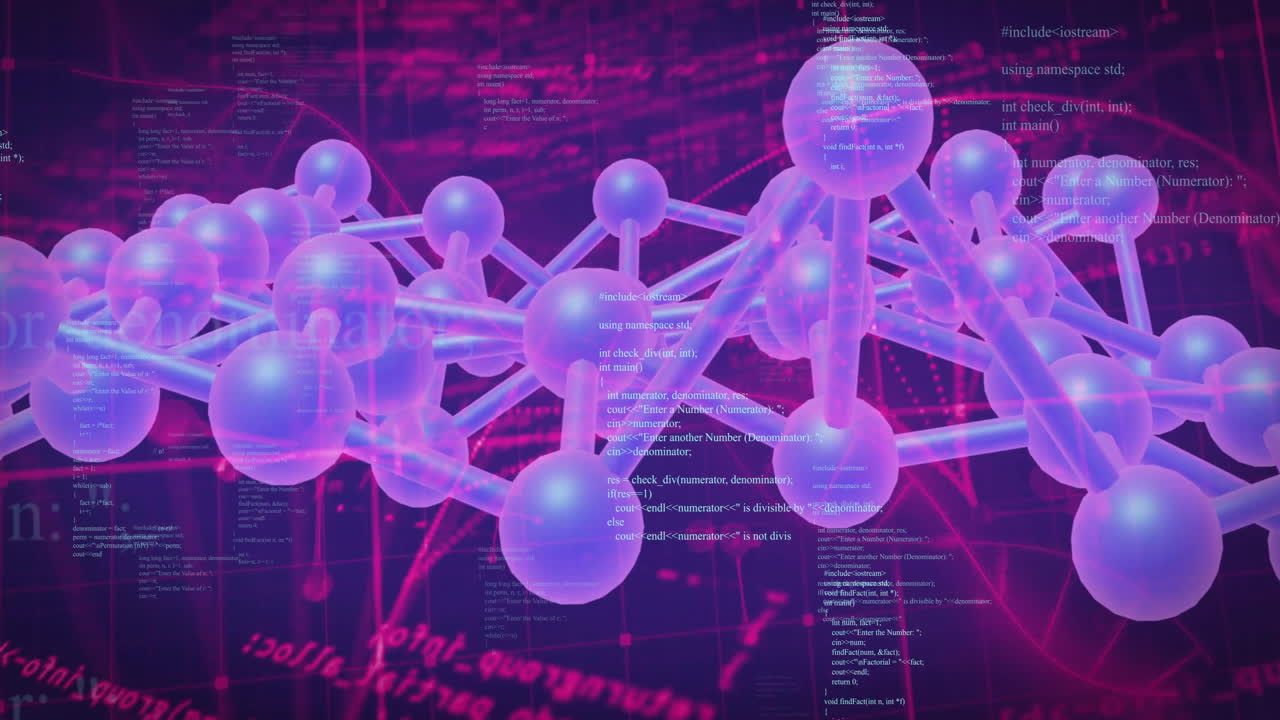 dna 가닥 스핀링을 통해 디지털 데이터 처리의 애니메이션