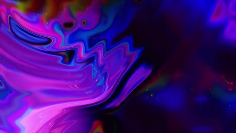 círculo de textura de pintura reactante abstracto de magenta profunda