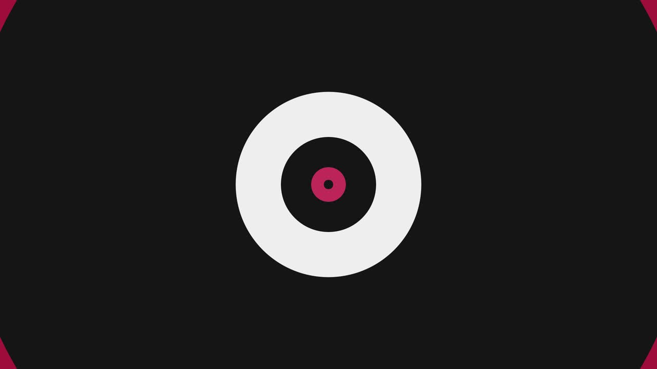 The background consists of a group of animated circles, After effect