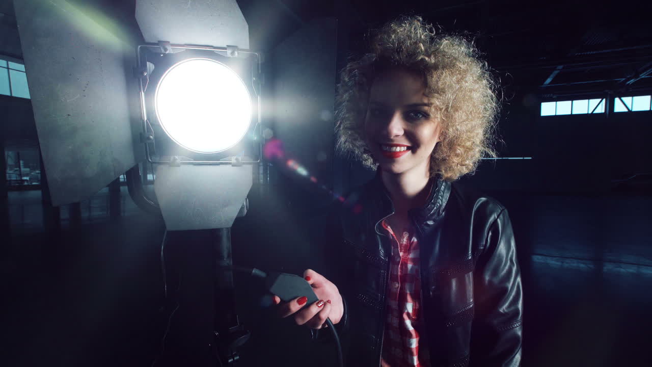 Woman in Studio Portrait