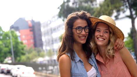 friends posing for photograph