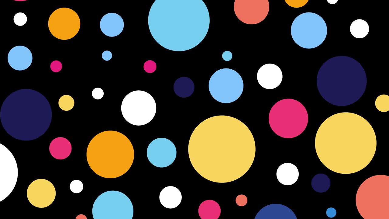 pattern of circles with soft displacement effect for titles or intro