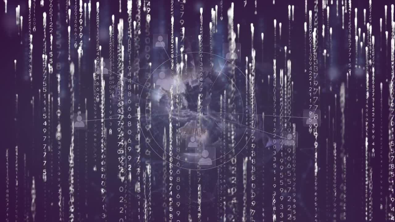 바이너리 코딩을 통한 연결 네트워크의 애니메이션