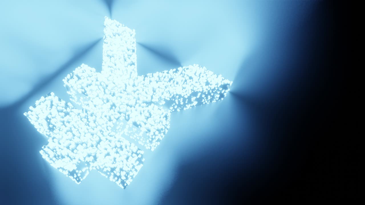 significado y símbolo de la moneda japonesa jpy brillo partícula futurista 3d renderización patrón de polígono cúbico, finanzas empresariales concepto de tecnología blockchain en fondo negro animación 4k con espacio de copia