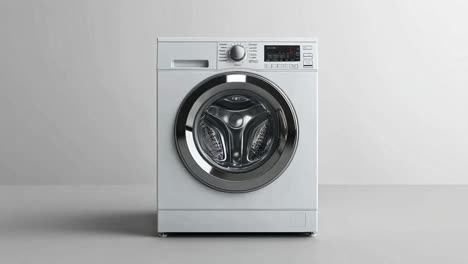 a modern front-load washing machine