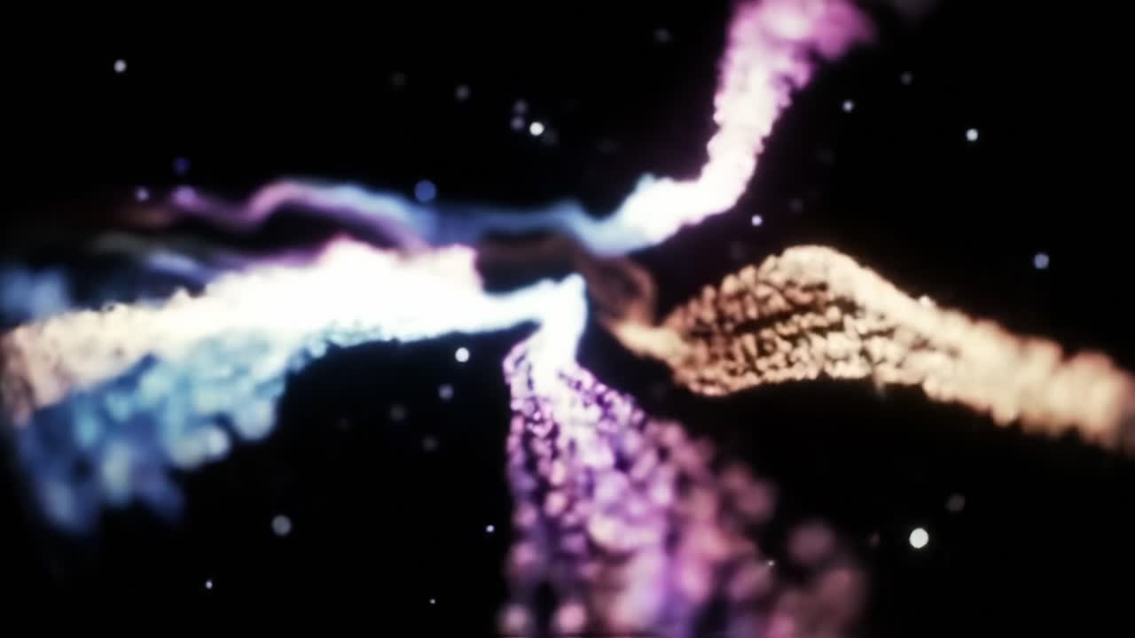 A mesmerizing visual journey through a vibrant array of flowing colors and intricate patterns, showcasing the beauty of light trails in a dynamic abstract composition