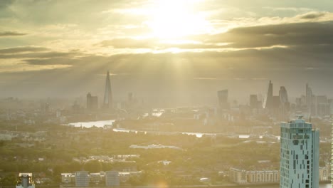 shard sunray sunset 4k 00