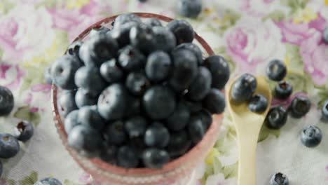 Blueberries-on-napkin-4k