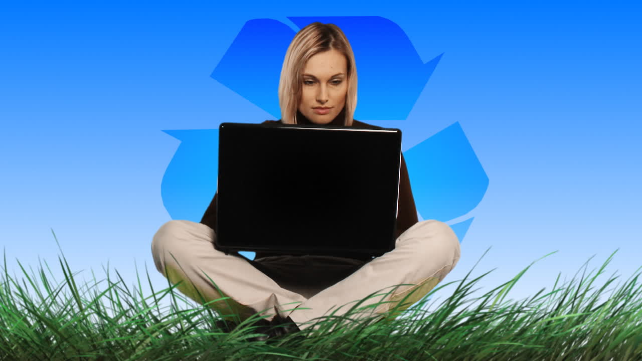 concepto de reciclaje compuesto