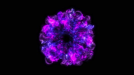 abstract circular explosion design