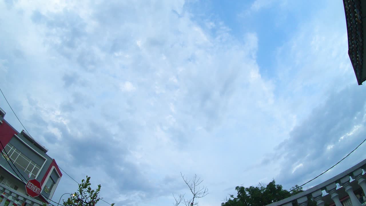 Time Lapse of Sky at Evening to Night