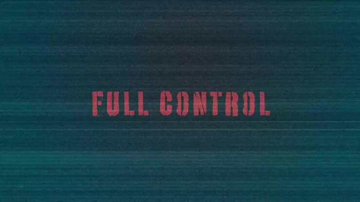 Dynamic Glitch Text Animation Sequence