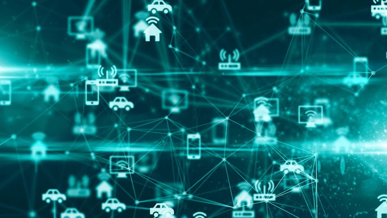internet de las cosas (iot) red de tecnología de la información de computación en la nube