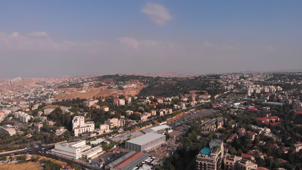 el centro de jerusalén vista aérea