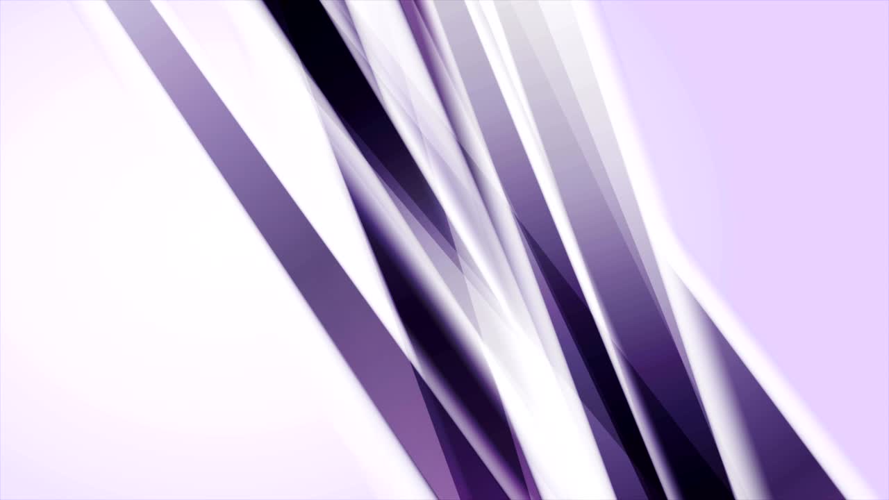 Violet glowing smooth stripes abstract video animation