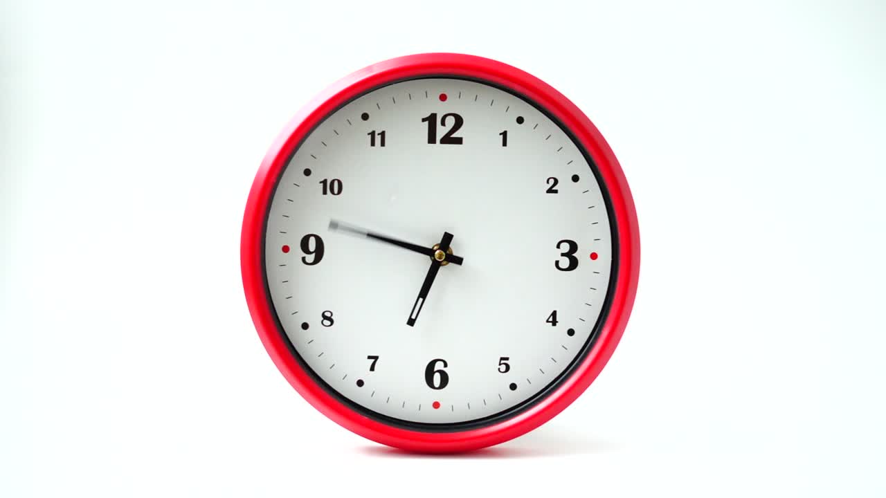 Shooting of hours. Time lapse. Shooting of the dial of hours