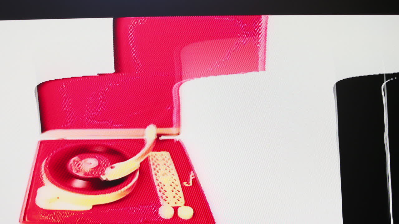 글리치 레코드 플레이어 0