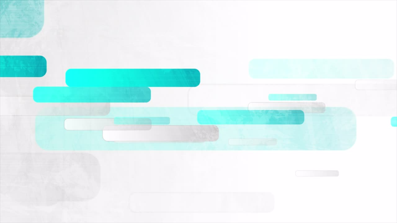 Fondo abstracto en movimiento con rayas grunge azul cian y gris.
