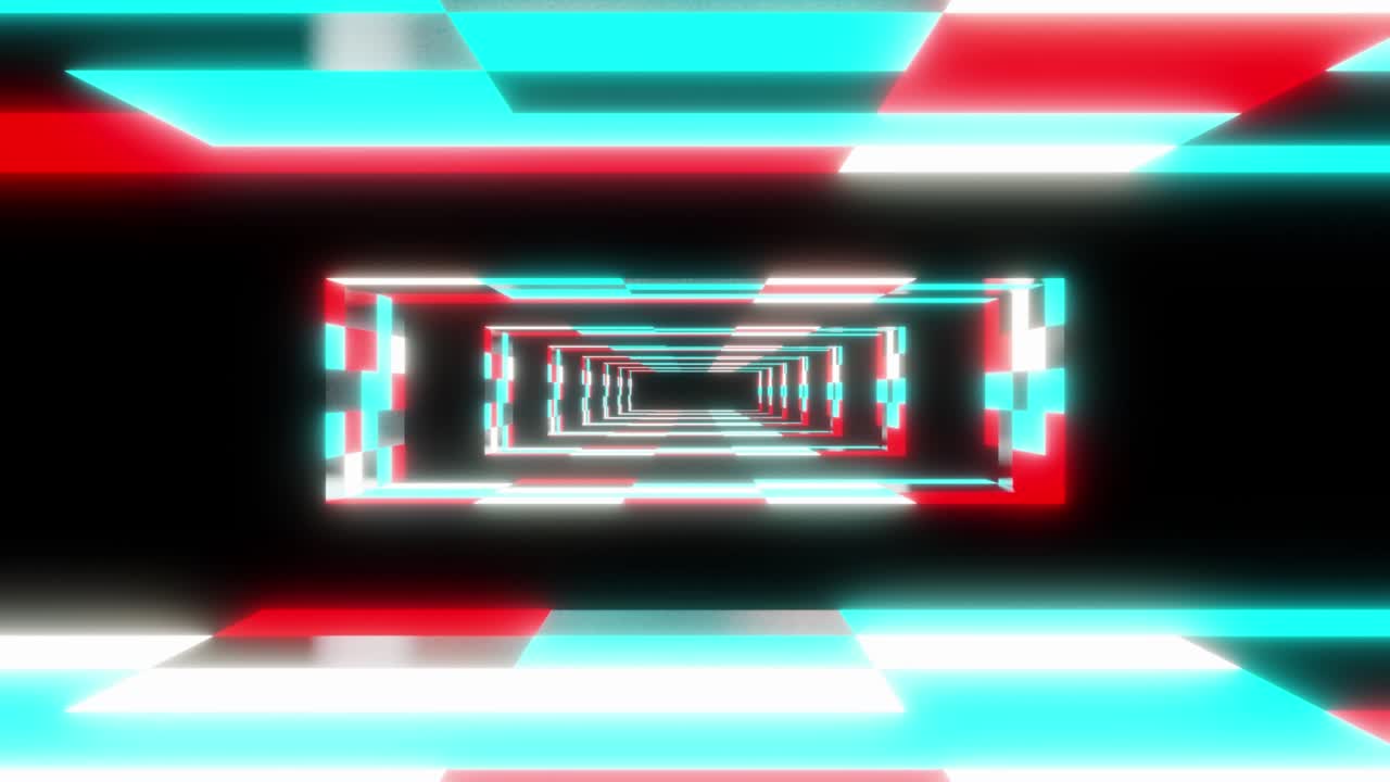 viaje espacial a través del bucle de fondo vj