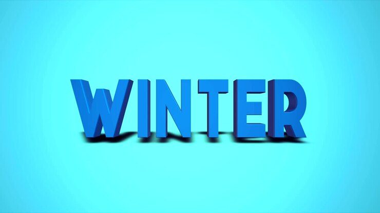 4K Season Text Animation - Loopable