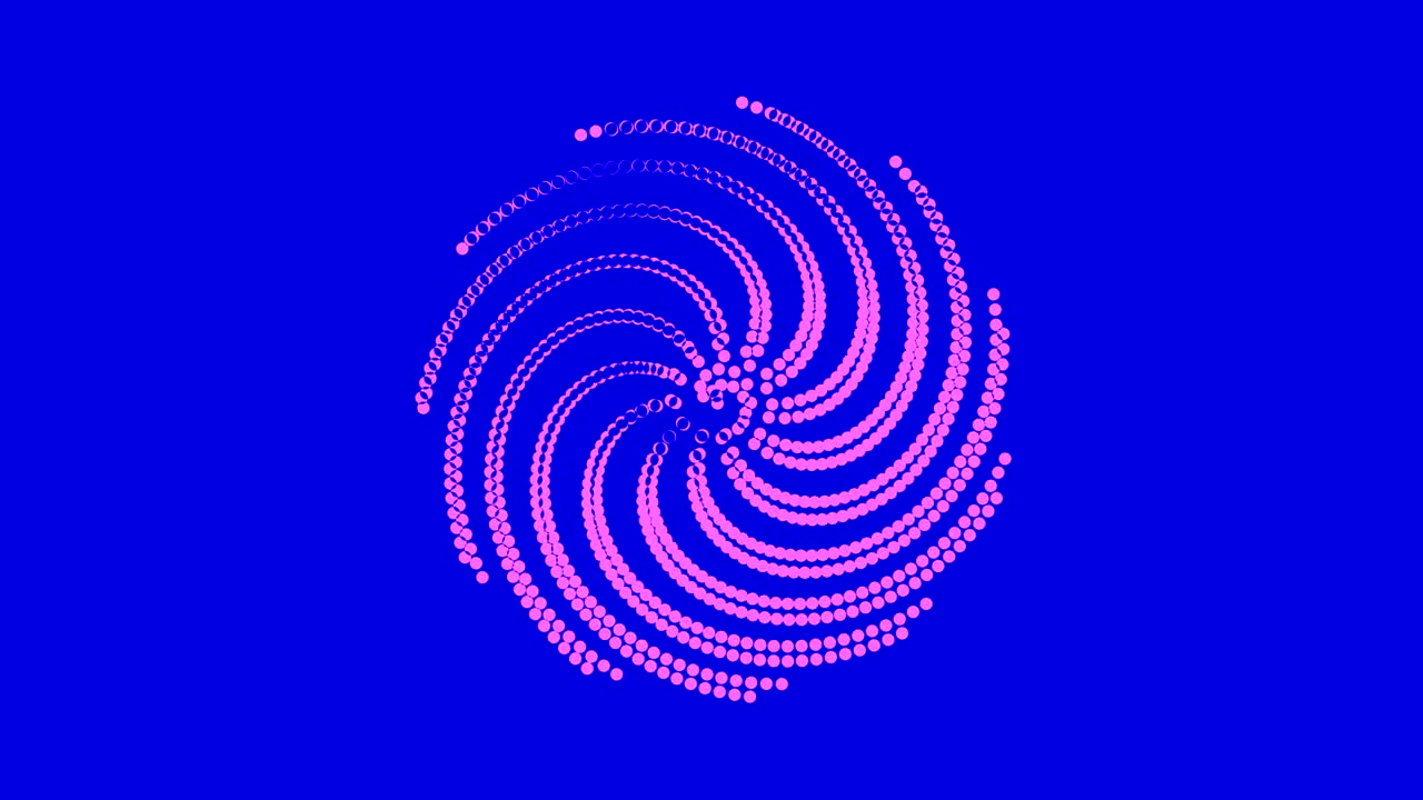 4k 비디오 모델 스트로보스코픽 및 최면 효과, 16:9 비디오 형식