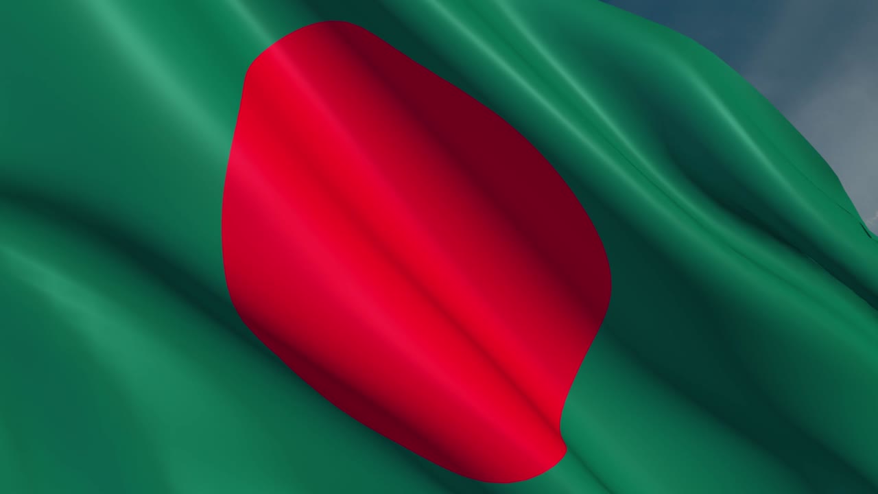 Bangladesh - Flag - 4K - Loop