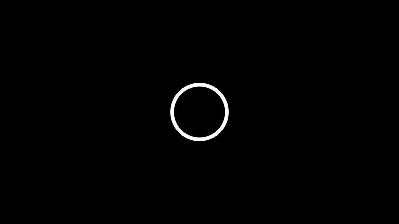 Abstract Circle on Black