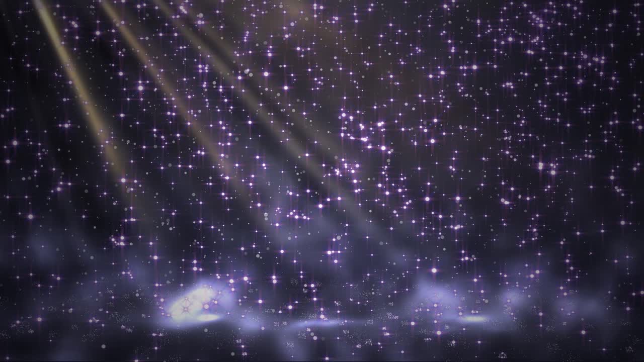 반이는 먼지와 함께 반이는 무대 조명