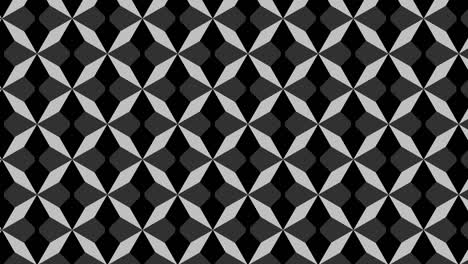 patrón de video gráfico 2d que se mueve hacia la parte inferior derecha con zoom, compuesto de diseños y formas con texturas multicolores.
