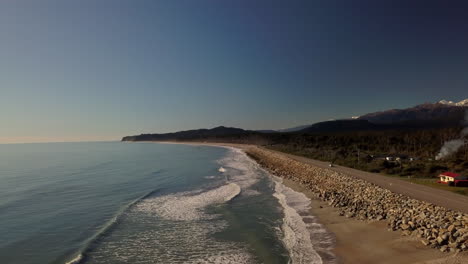 Costa-Oeste-De-La-Isla-Sur,-Nueva-Zelanda