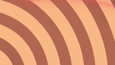 animación de una espiral beige sobre un fondo marrón