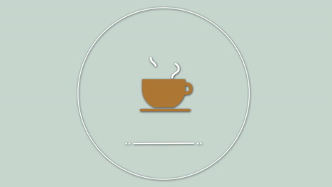 logo of hot cup of coffee