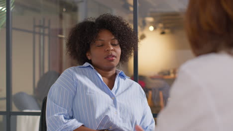 Relieved-Woman-Being-Given-All-Clear-By-Doctor-Or-Oncologist-At-Meeting-In-Treatment-Clinic-For-Breast-Cancer-In-Hospital-2