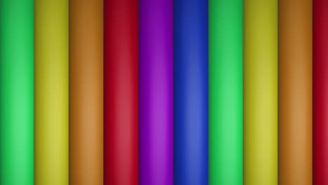 animación de rayas y colores del arco iris que se mueven en un bucle sin costuras