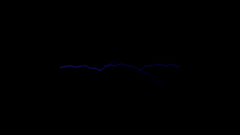 beautiful animation of lightnings. electric arcs and lightnings.