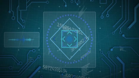 Animation-of-scope-scanning,-numbers-changing-and-data-processing