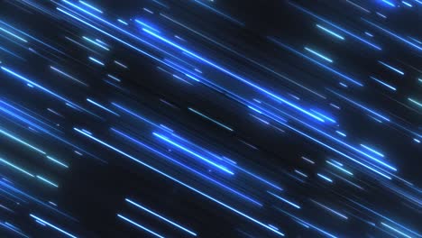 animado aslant azul de neón rayos 4k