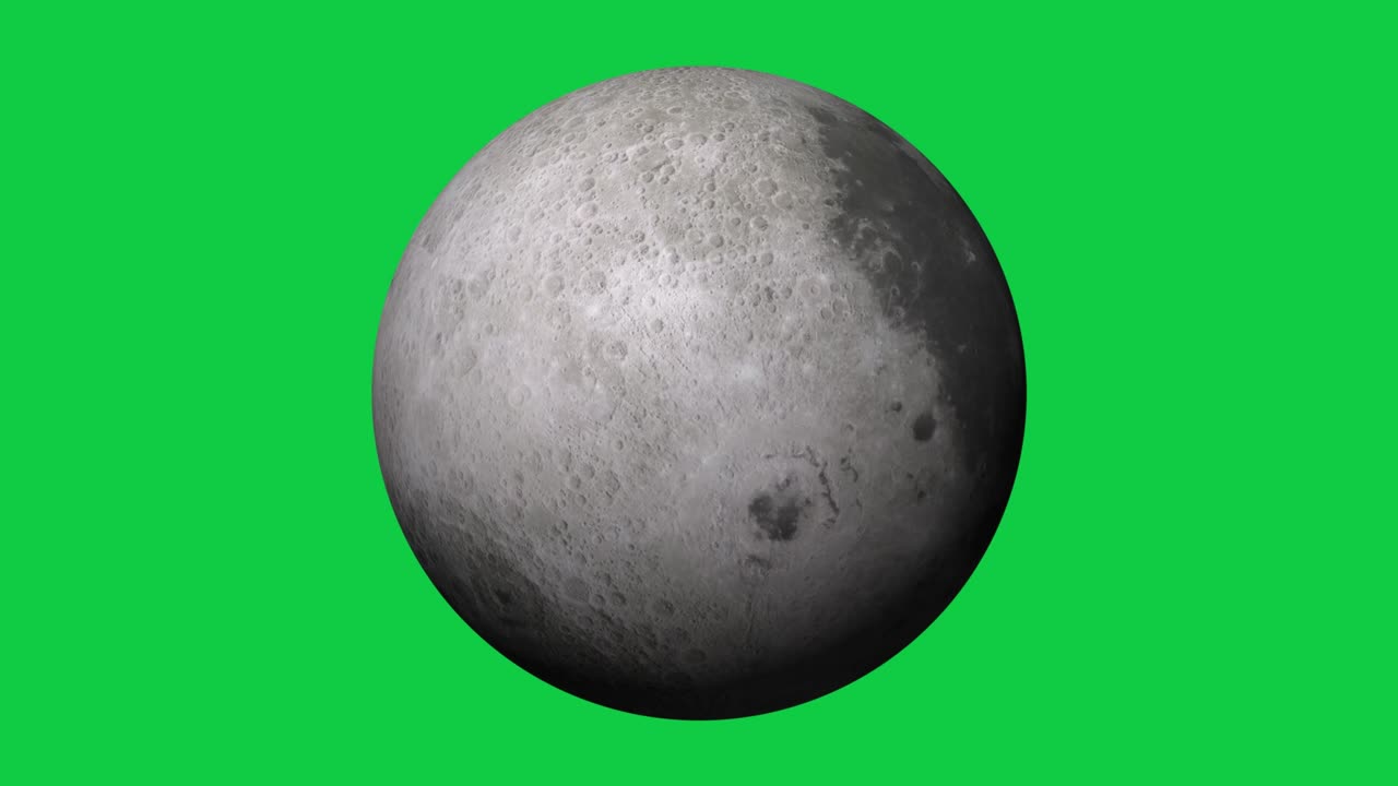 4k Moon Planet Green Screen, Moon in Space, Green screen Moon, 3840 x 2160 Moon Planet Green Screen