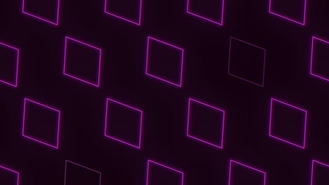 Seamless-neon-purple-diamond-pattern-in-rows-on-black-gradient