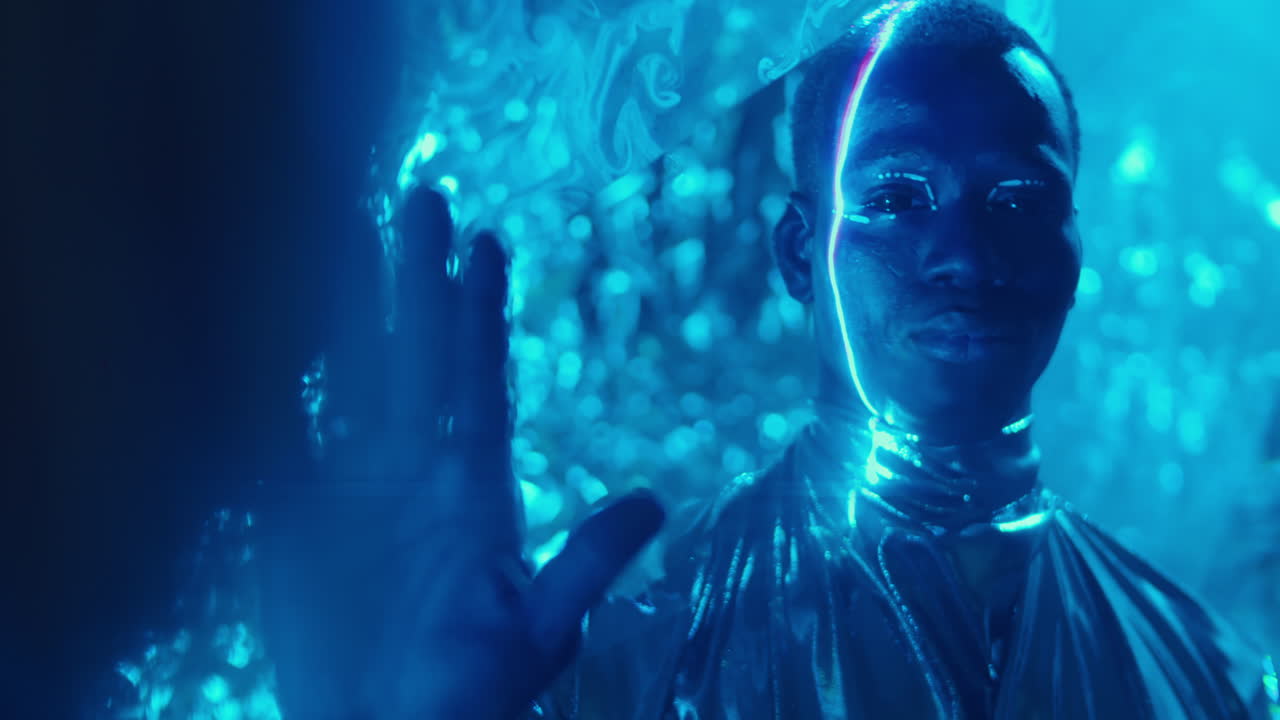 Alien Man Hypnotizing Someone