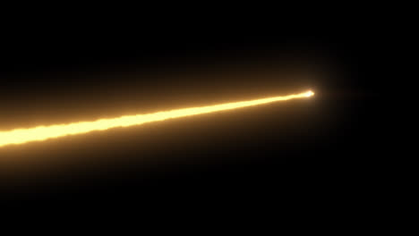 laser beam effect or super power energy line on black background