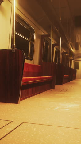 empty subway car