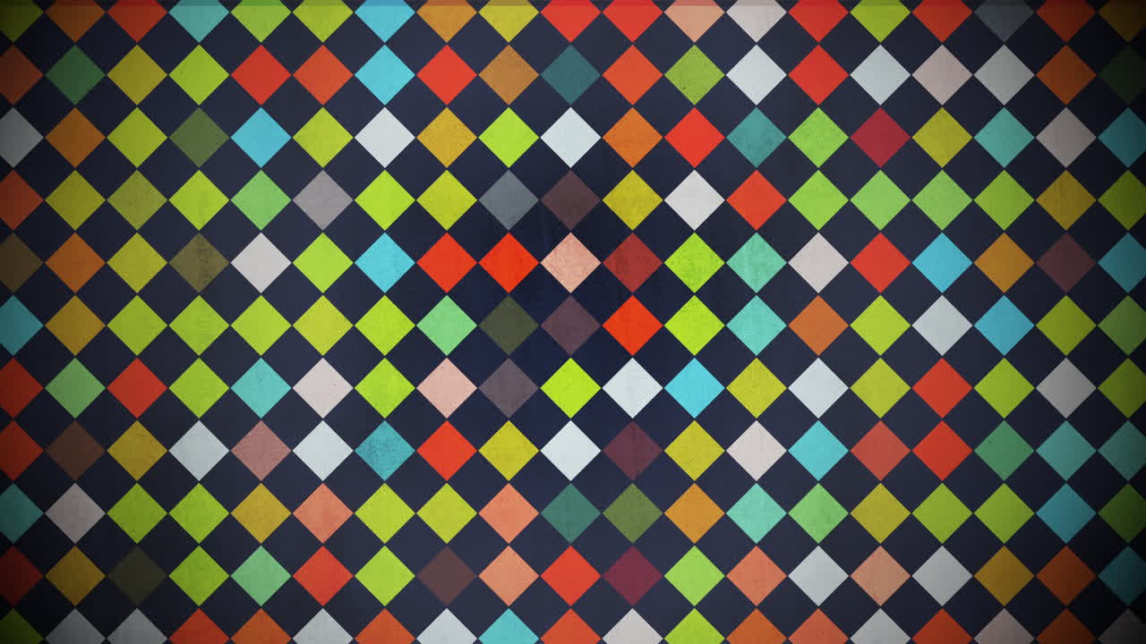 모션 다채로운 사각형 패턴 2